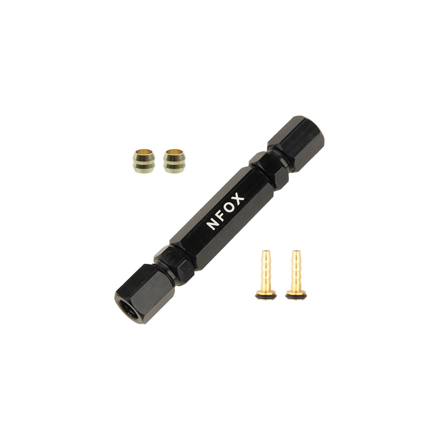 NFOX bicycle hydraulic disc brake oil needle oil pipe repair connection insertion installation tool bidirectional threaded joint