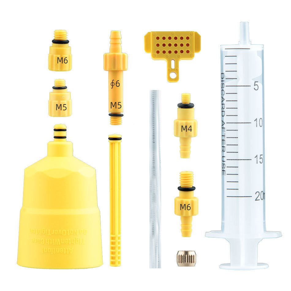 EZmtd Hydraulic Brake Oil Disc Tool Set Simple Bicycle Oil Filling and Replacement Funnel Exhaust Connector Hot Sale