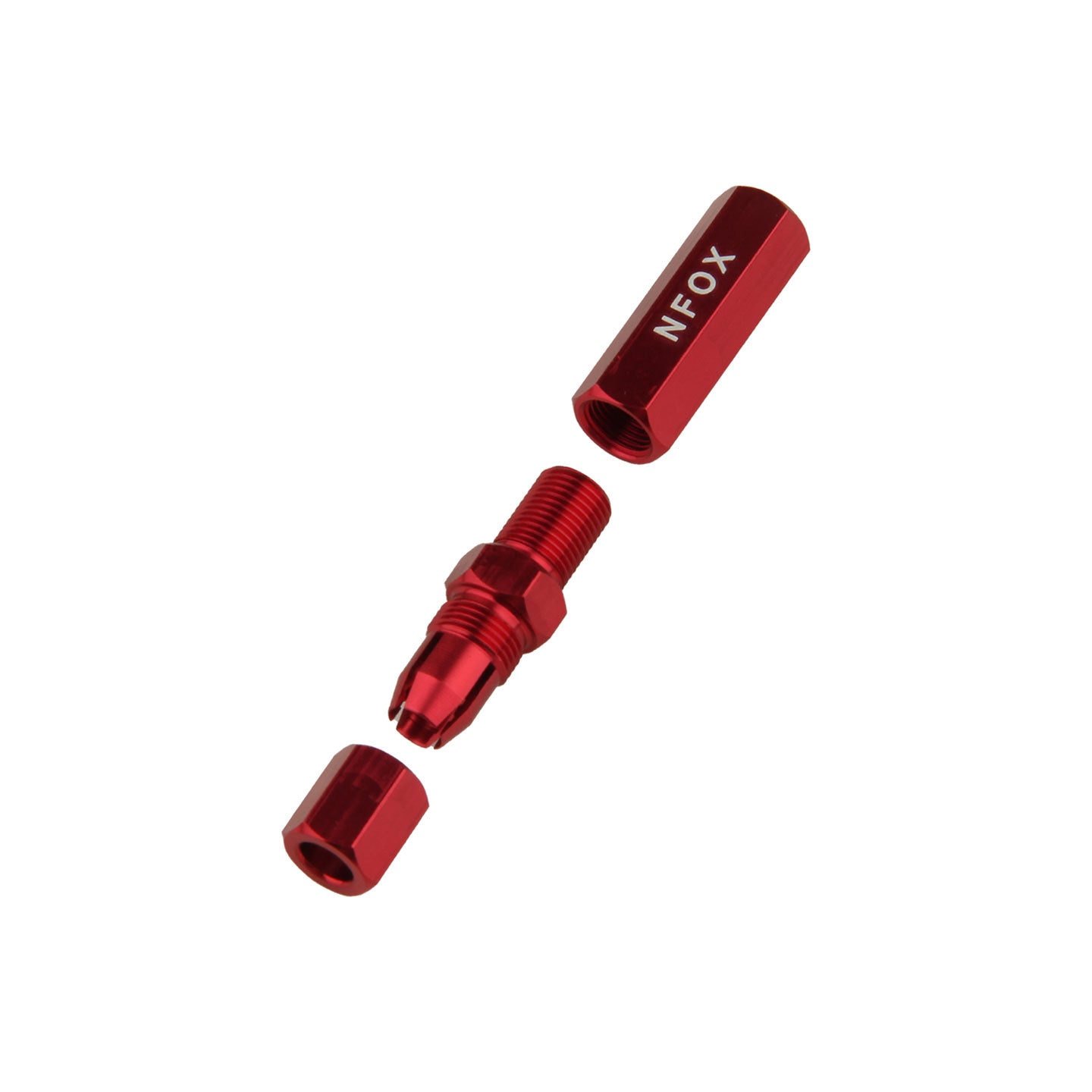 NFOX bicycle hydraulic disc brake oil needle oil pipe repair connection insertion installation tool bidirectional threaded joint