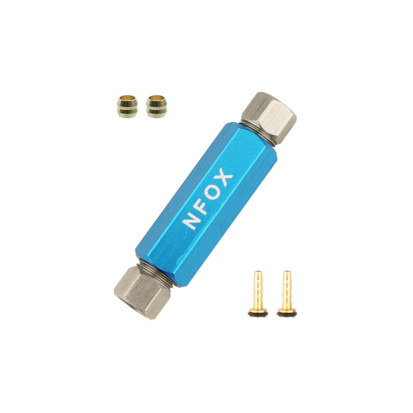 NFOX bicycle hydraulic disc brake oil needle oil pipe repair connection insertion installation tool bidirectional threaded joint