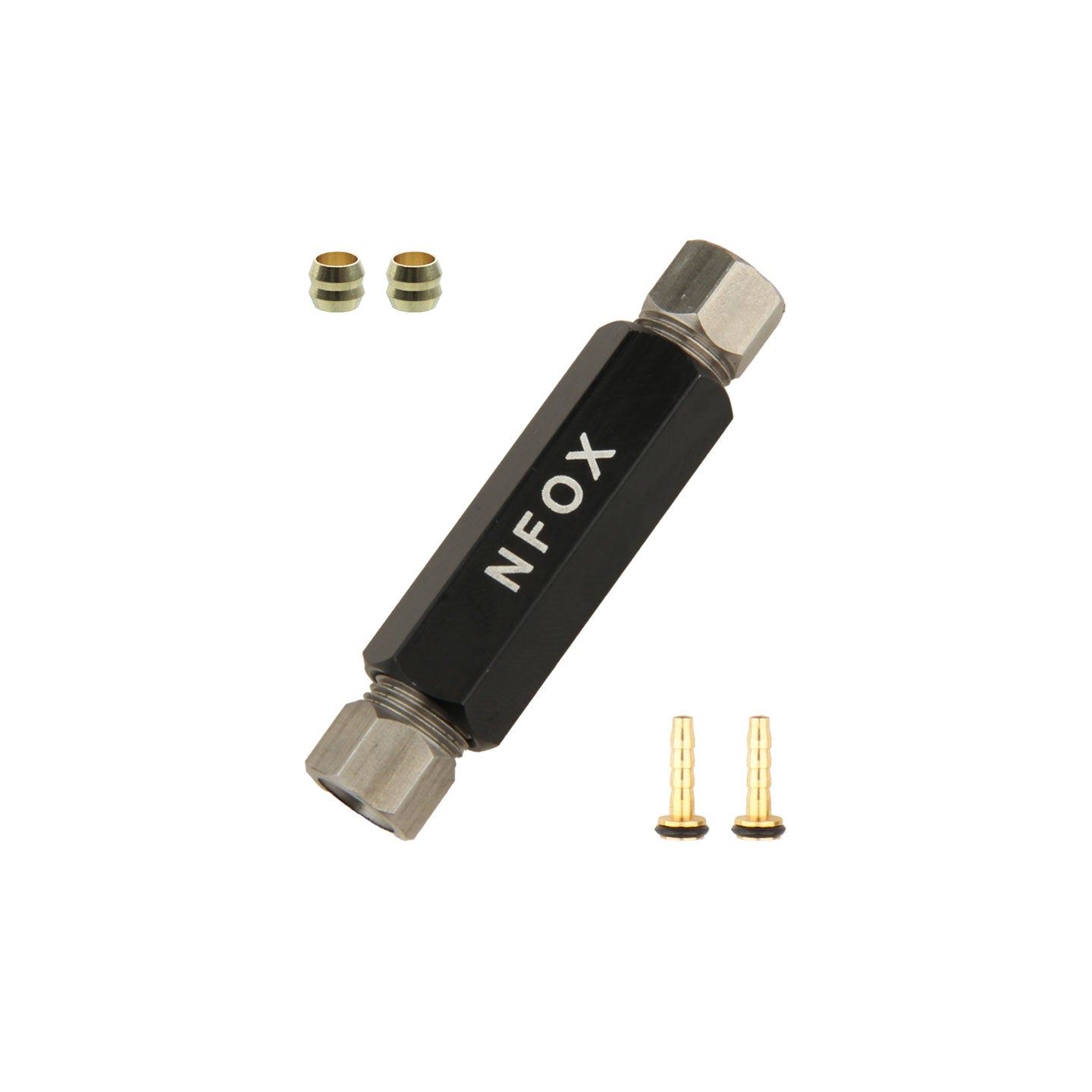 NFOX bicycle hydraulic disc brake oil needle oil pipe repair connection insertion installation tool bidirectional threaded joint