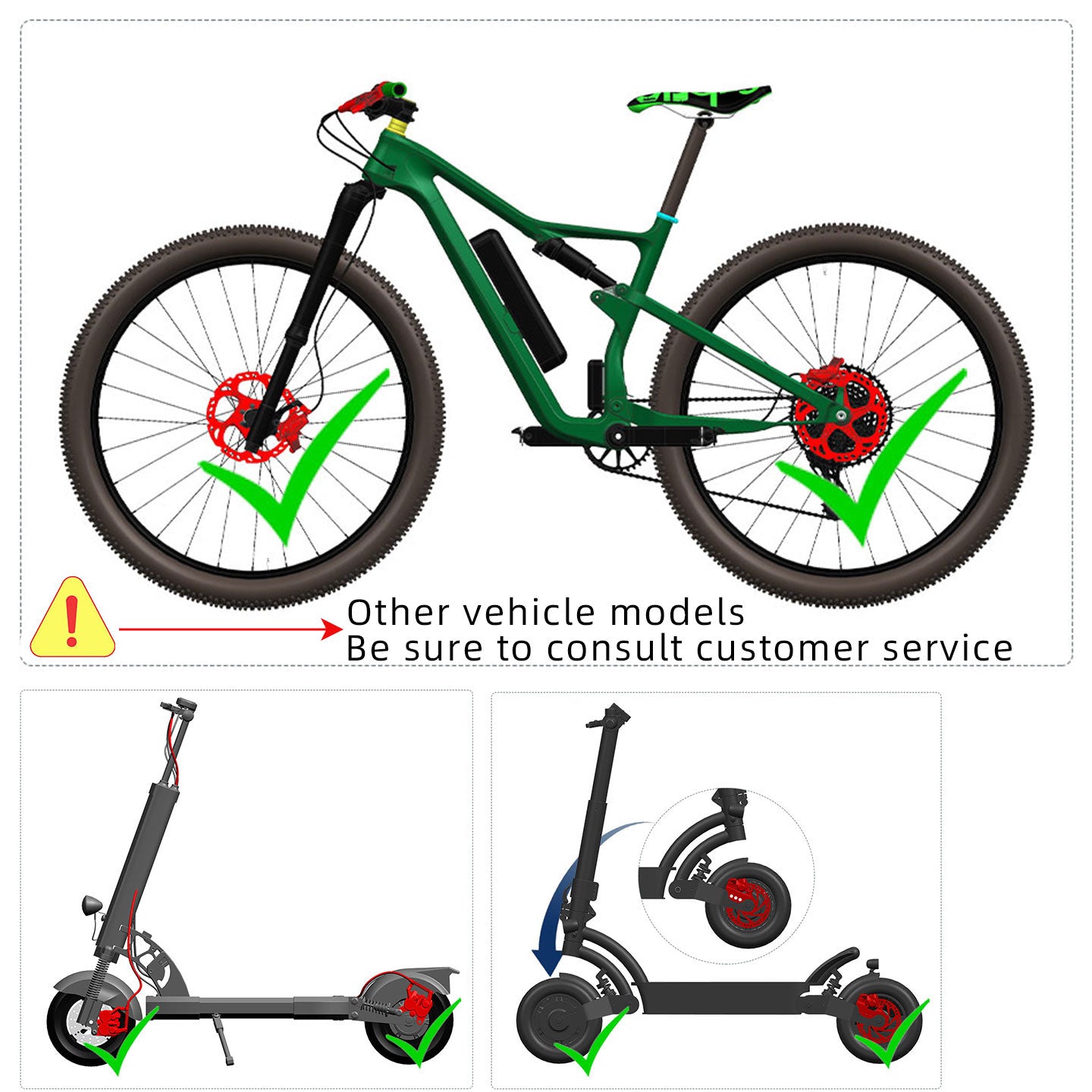 NFOX SM2A electric bicycle hydraulic disc brake handle with four piston two piston calipers 2-pin 3-pin power-off Accessories