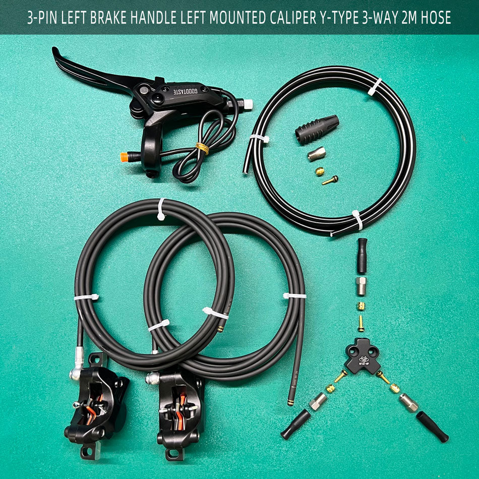 NFOX GT03 electric tricycle dual hydraulic brake riding accessories GT07N brake handle caliper fixing device system accessories