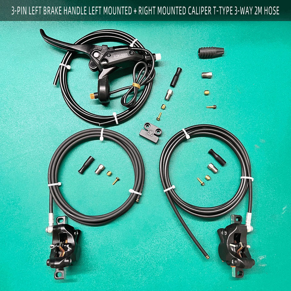 NFOX GT03 electric tricycle dual hydraulic brake riding accessories GT07N brake handle caliper fixing device system accessories