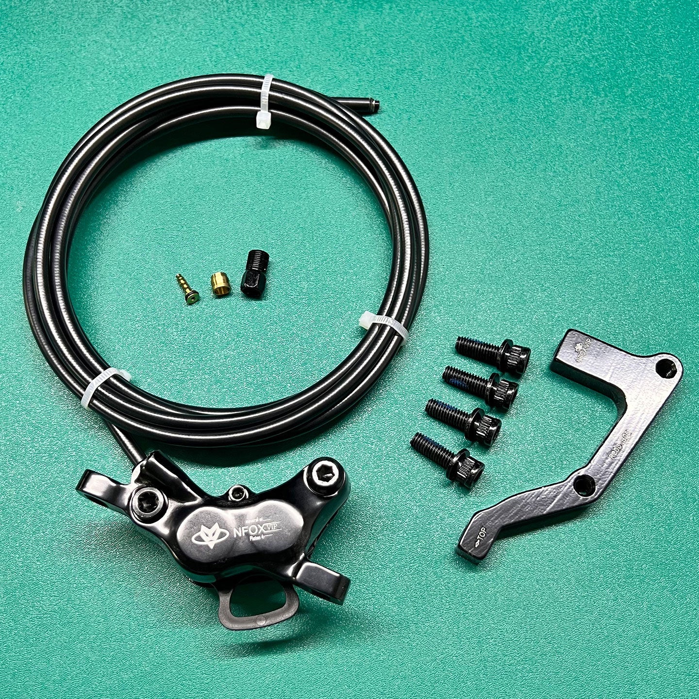 NFOX SM2A electric bicycle hydraulic disc brake handle with four piston two piston calipers 2-pin 3-pin power-off Accessories