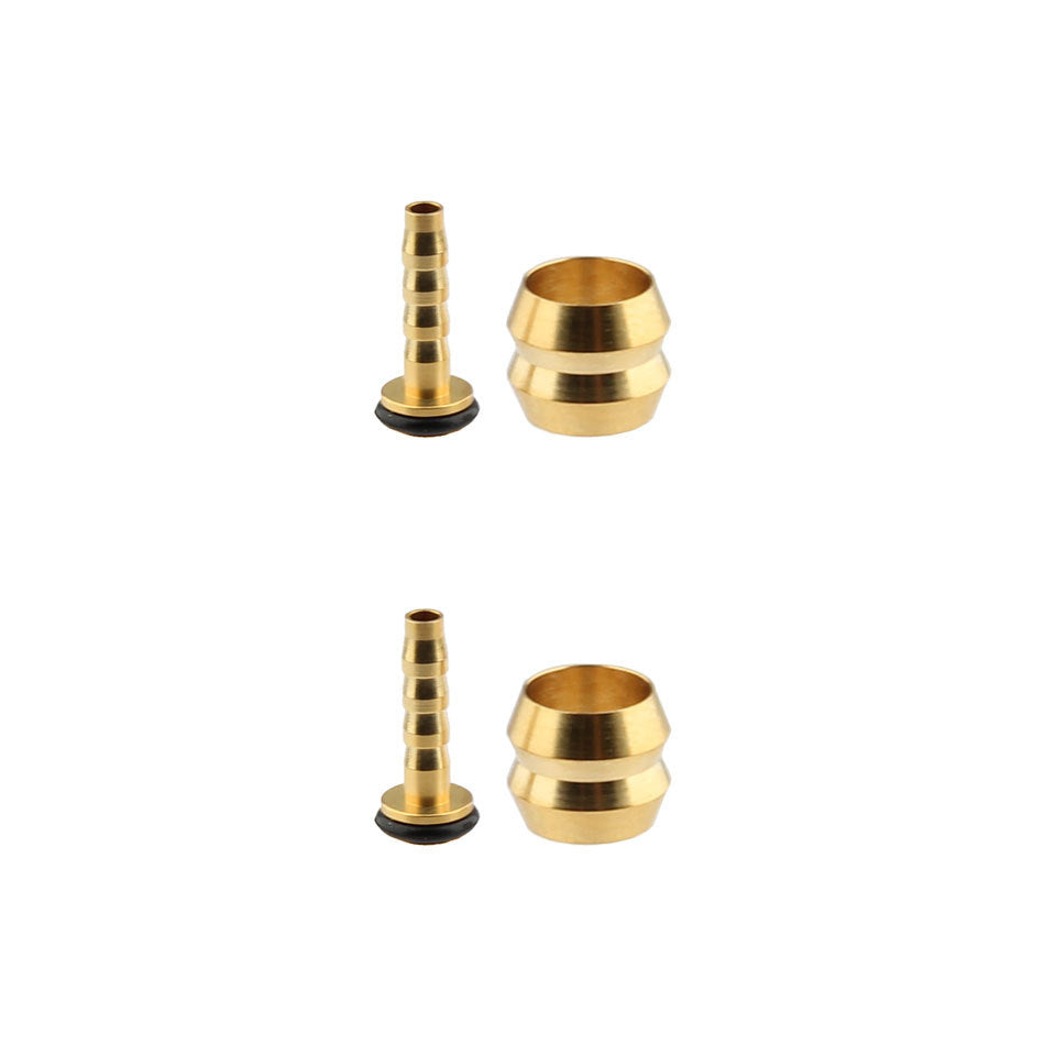 NFOX mountain road bicycle hydraulic brake oil pipe accessories handle extension screw copper sleeve oil needle repair parts