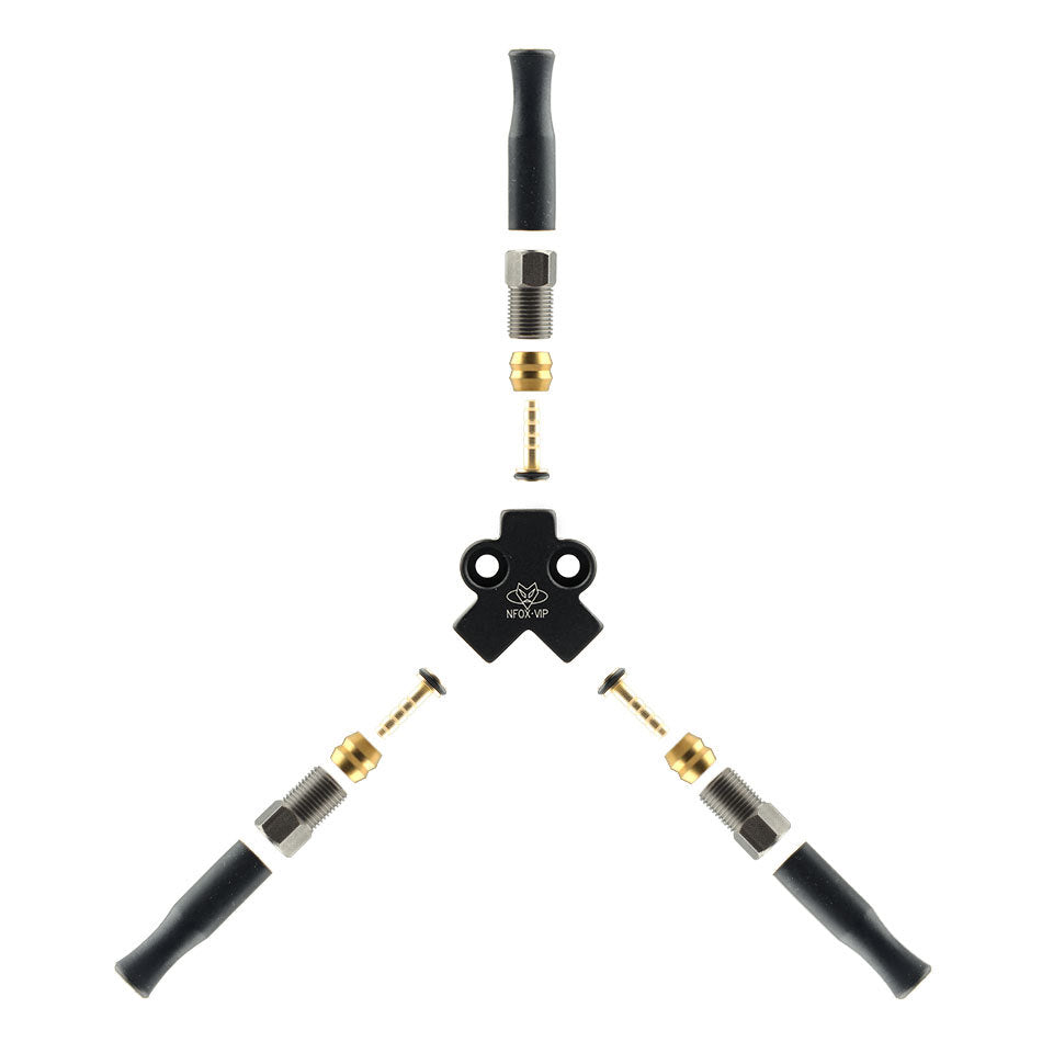 NFOX hydraulic brake one-to-two converter oil disc tee single wheel double disc brake oil tricycle YouTube accessories
