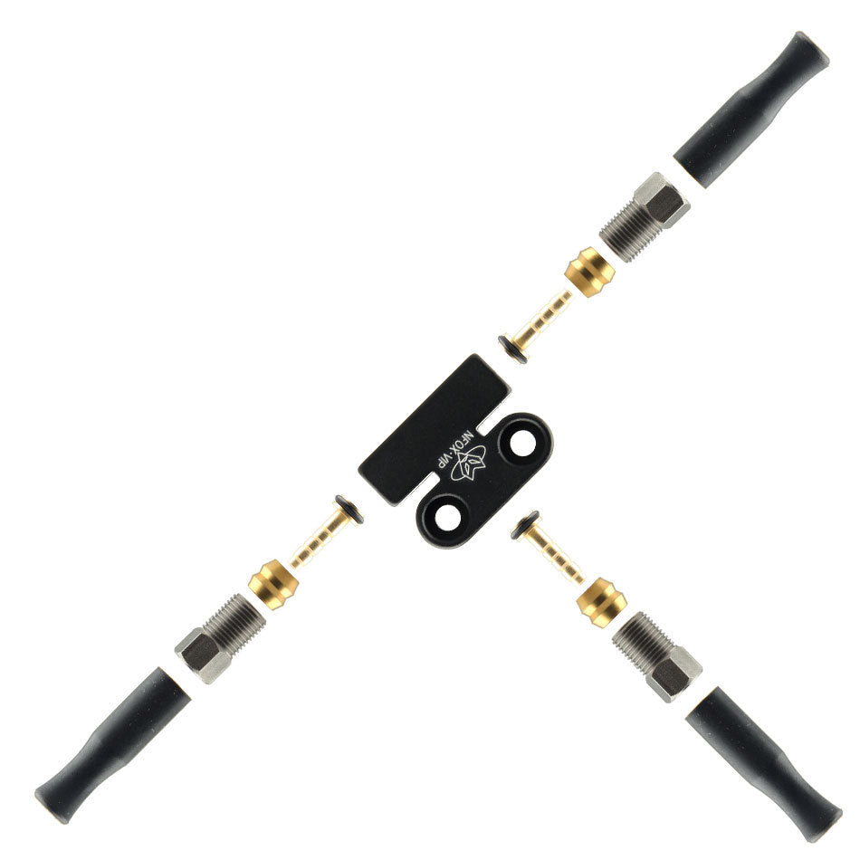 NFOX hydraulic brake one-to-two converter oil disc tee single wheel double disc brake oil tricycle YouTube accessories