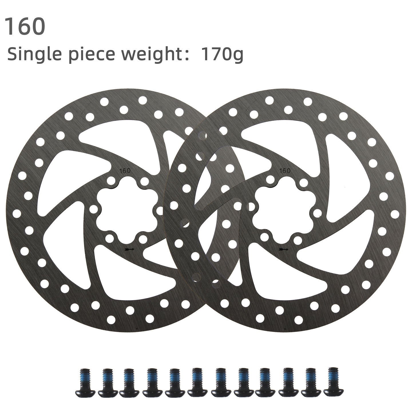 NFOX Six Nail Mountain Road Electric Scooter 160 Specification Bicycle Brake Disc Disc Thickness 1.8mm Brake Accessories