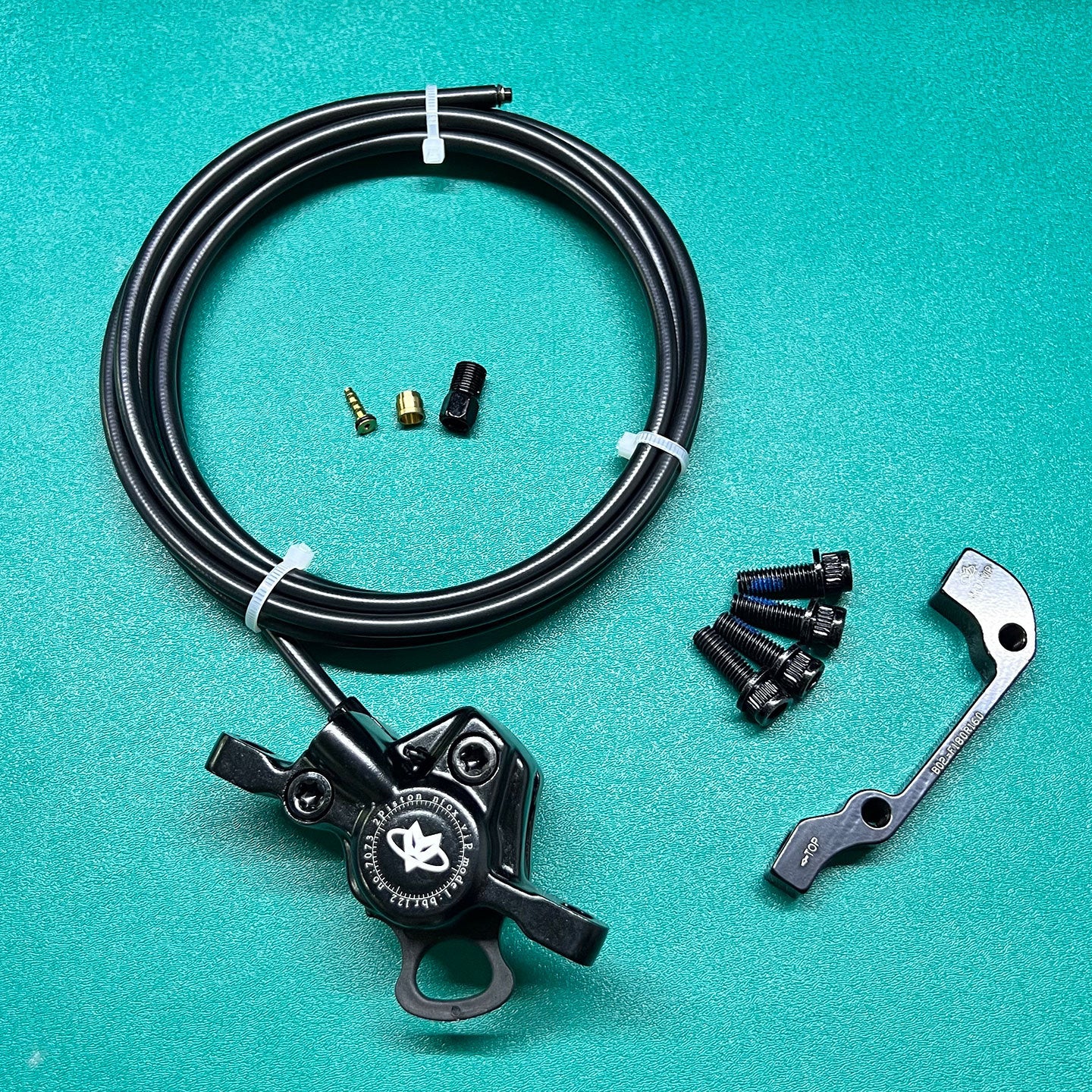 NFOX SM2A electric bicycle hydraulic disc brake handle with four piston two piston calipers 2-pin 3-pin power-off Accessories