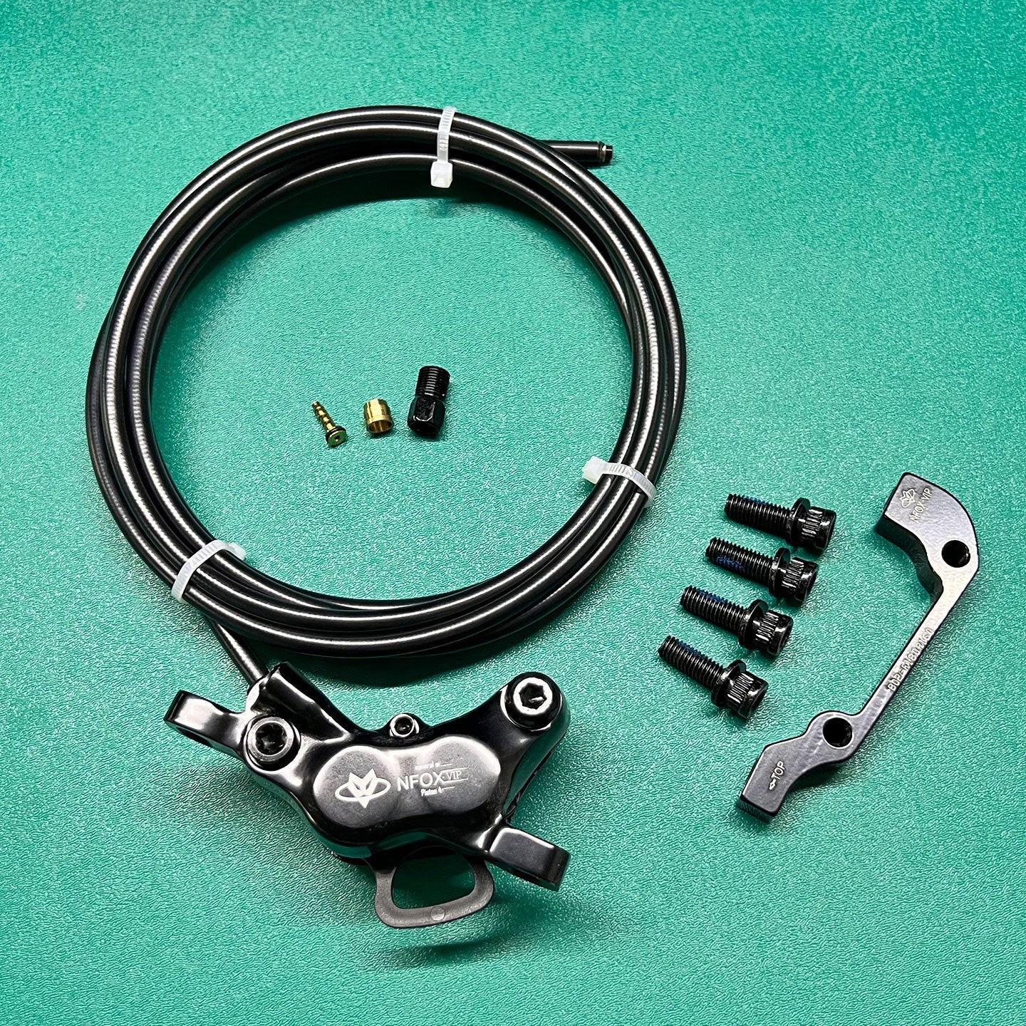 NFOX SM2A electric bicycle hydraulic disc brake handle with four piston two piston calipers 2-pin 3-pin power-off Accessories