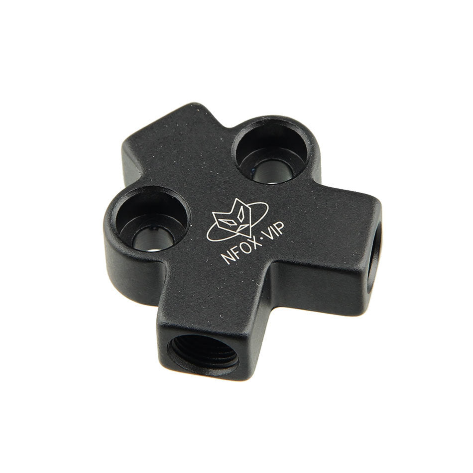 NFOX hydraulic brake one-to-two converter oil disc tee single wheel double disc brake oil tricycle YouTube accessories