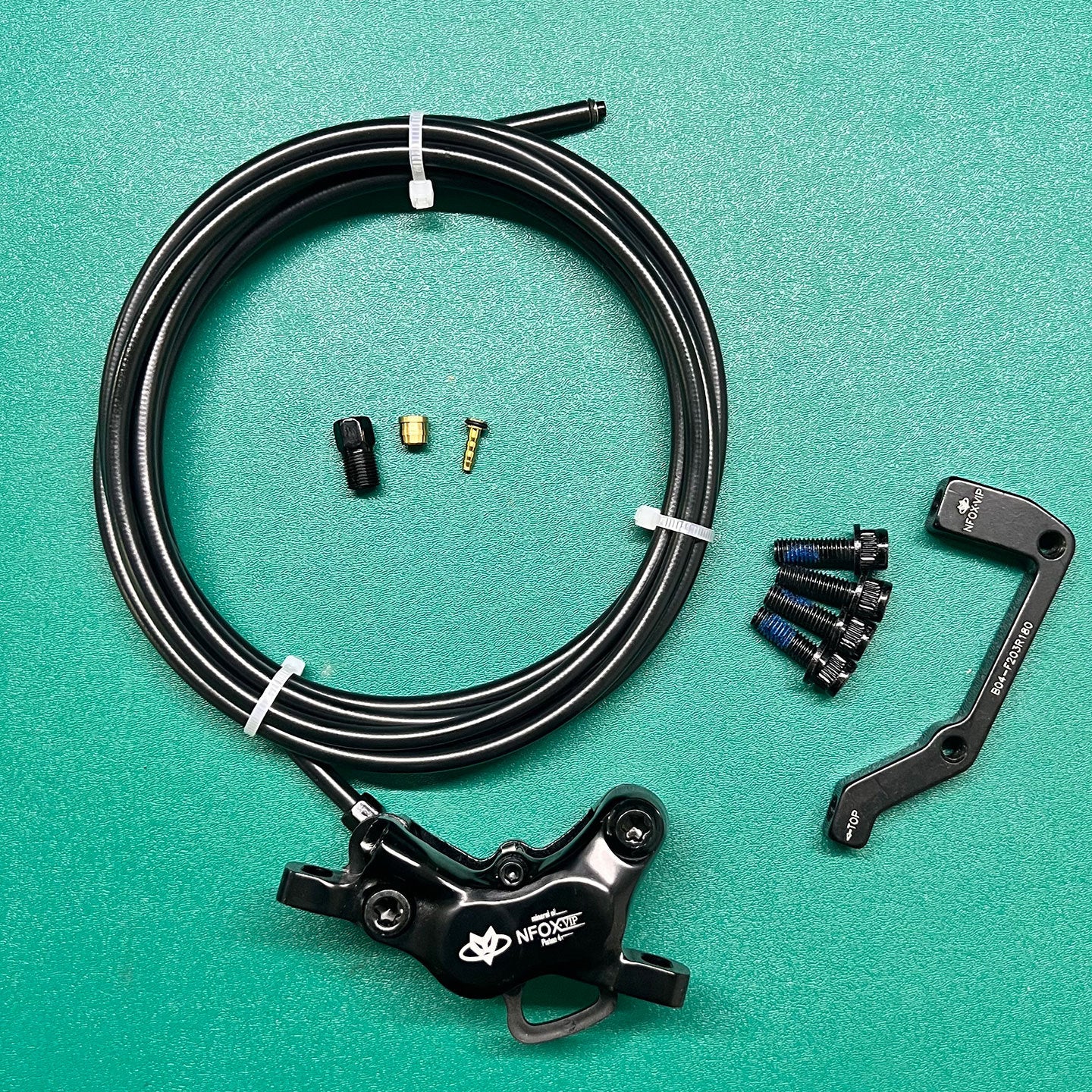 NFOX SM2A electric bicycle hydraulic disc brake handle with four piston two piston calipers 2-pin 3-pin power-off Accessories