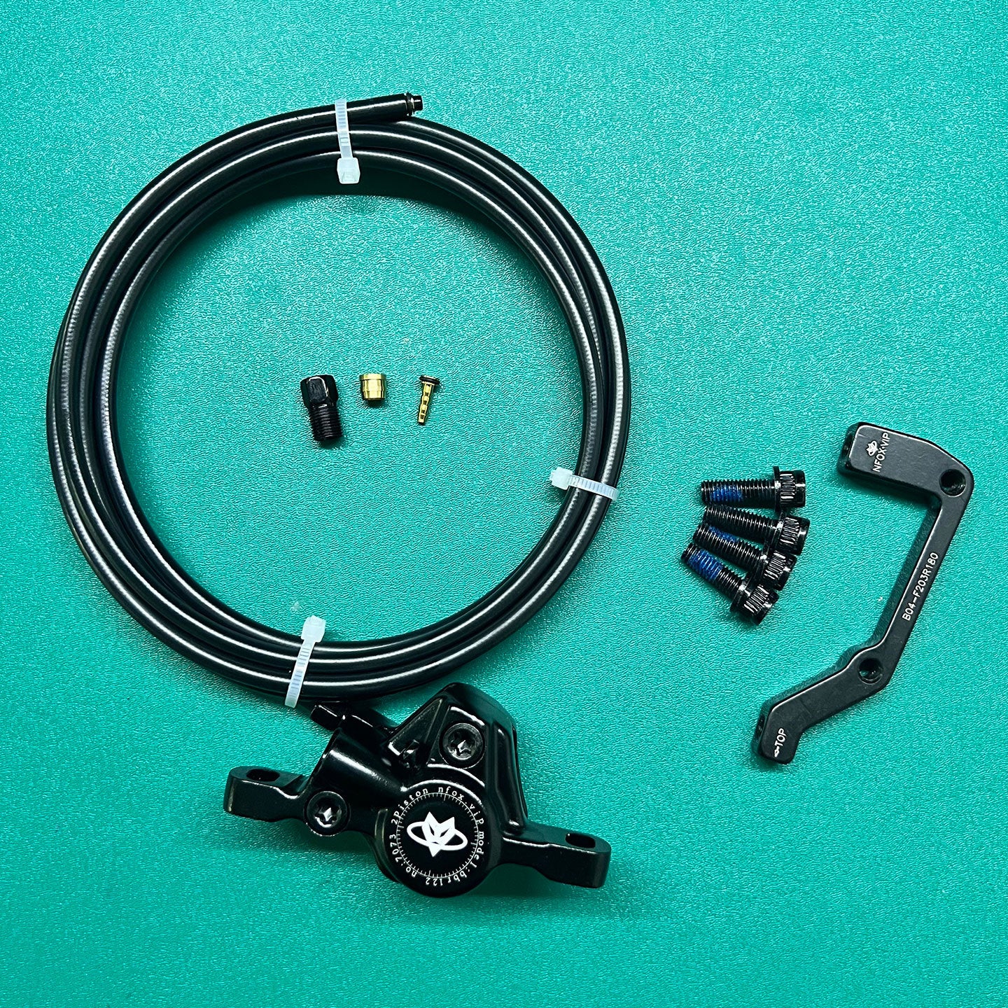 NFOX SM2A electric bicycle hydraulic disc brake handle with four piston two piston calipers 2-pin 3-pin power-off Accessories