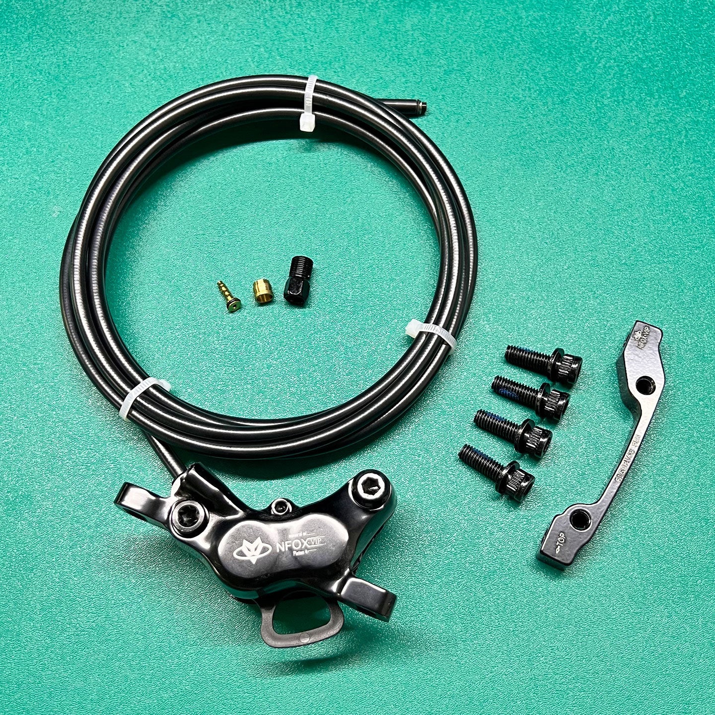 NFOX SM2A electric bicycle hydraulic disc brake handle with four piston two piston calipers 2-pin 3-pin power-off Accessories