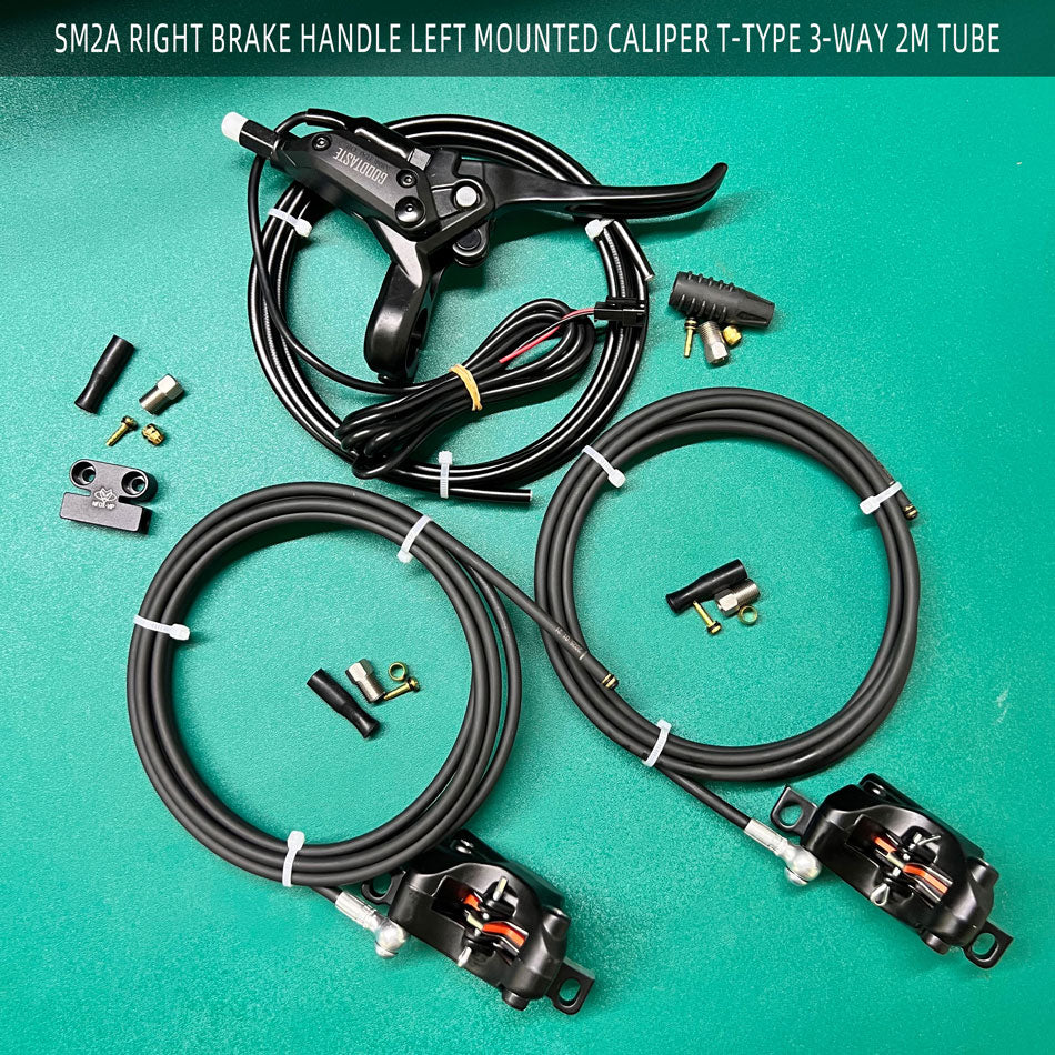 NFOX GT03 electric tricycle dual hydraulic brake riding accessories GT07N brake handle caliper fixing device system accessories