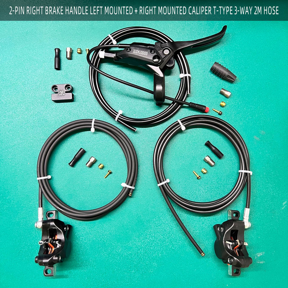 NFOX GT03 electric tricycle dual hydraulic brake riding accessories GT07N brake handle caliper fixing device system accessories