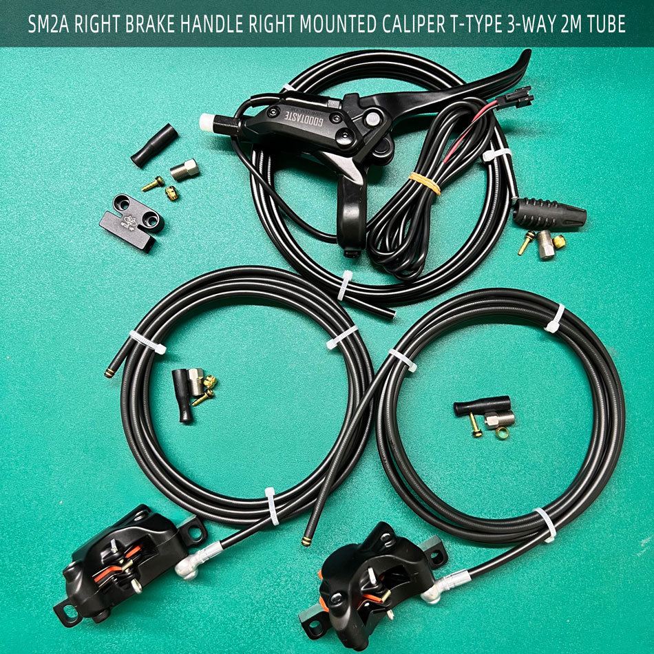 NFOX GT03 electric tricycle dual hydraulic brake riding accessories GT07N brake handle caliper fixing device system accessories