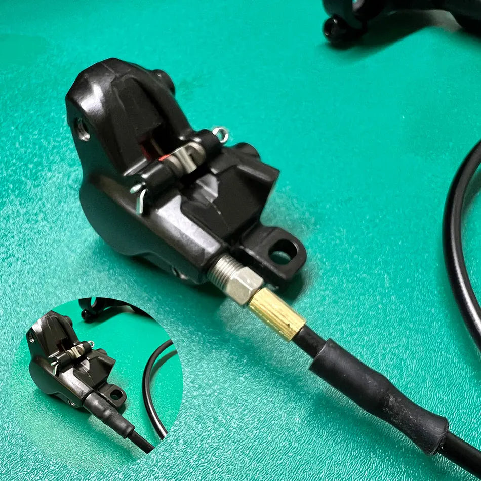 NFOX brake 5mm copper connector M8 ride-on skateboard bicycle hydraulic oil disc brake repair and modification universaloil pipe