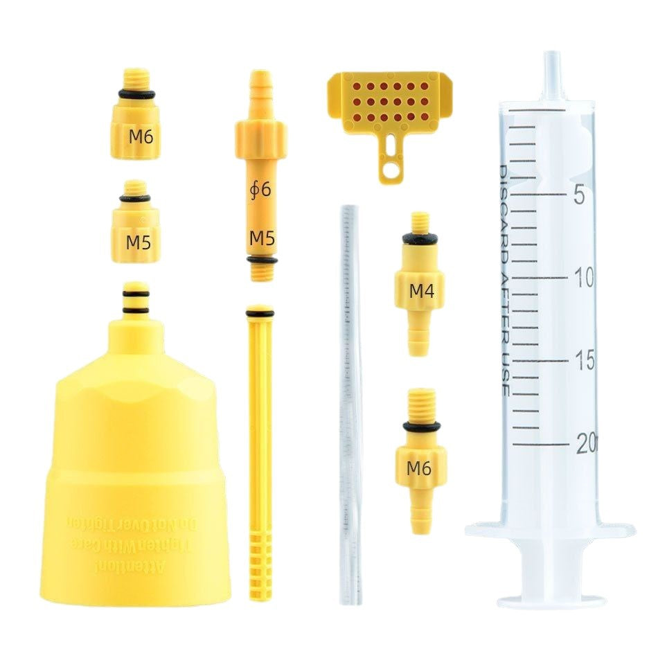 EZmtd Hydraulic Brake Oil Disc Tool Set Simple Bicycle Oil Filling and Replacement Funnel Exhaust Connector Hot Sale