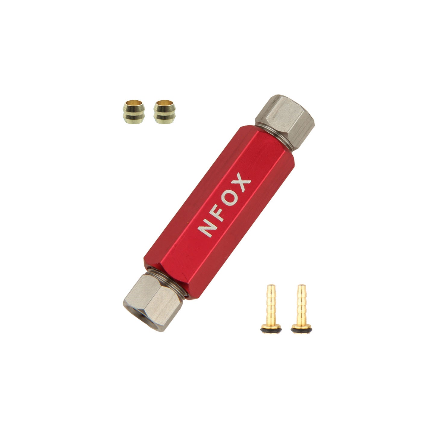 NFOX bicycle hydraulic disc brake oil needle oil pipe repair connection insertion installation tool bidirectional threaded joint