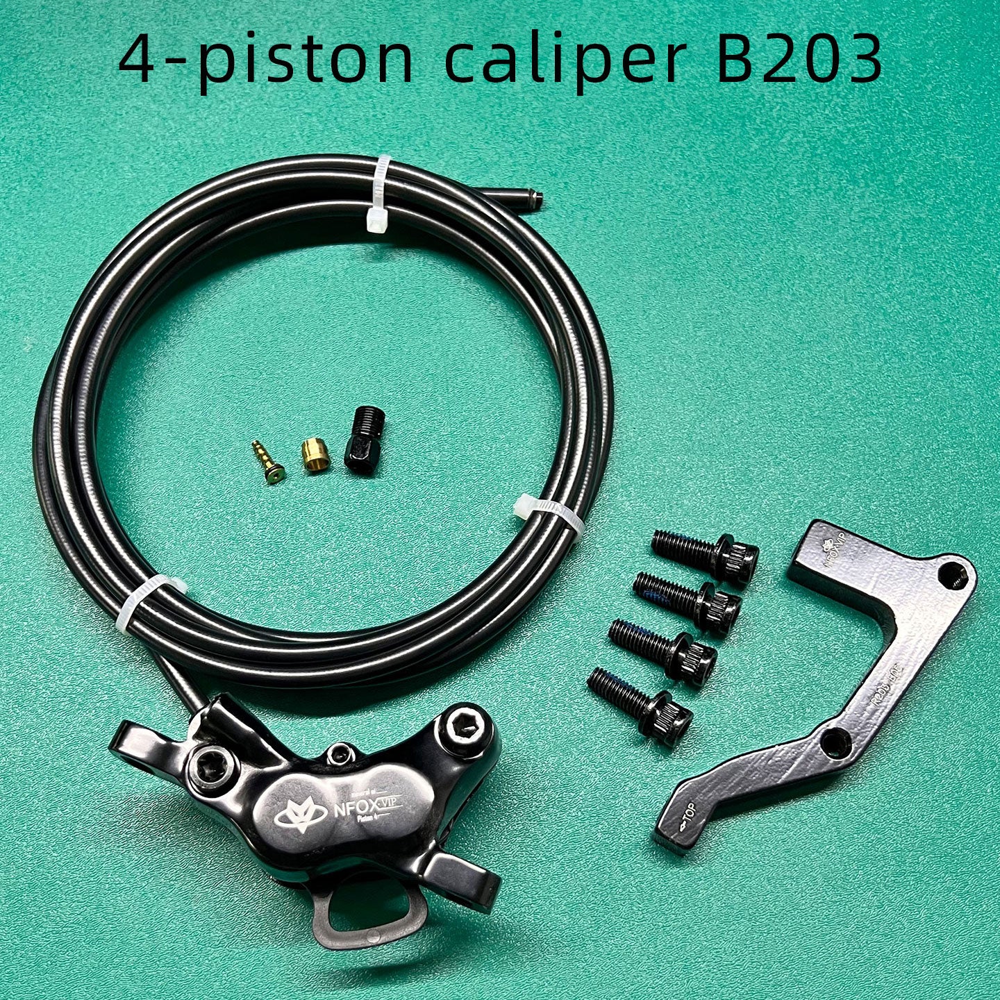 NFOX SM2A electric bicycle hydraulic disc brake handle with four piston two piston calipers 2-pin 3-pin power-off Accessories