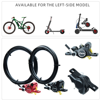 ZOOM 875E Repair Parts 180 Hydraulic Brake Left Caliper Brake Handle 160 Disc Electric Bicycle Scooter 203 Rotor Oil Disc Brake suit