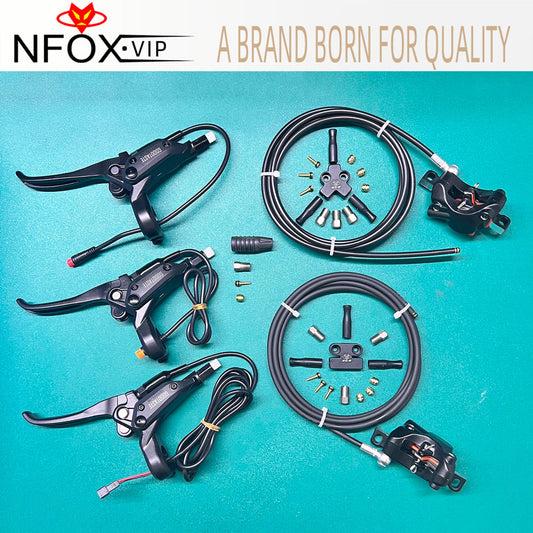 NFOX GT03 electric tricycle dual hydraulic brake riding accessories GT07N  brake handle caliper fixing device system accessories