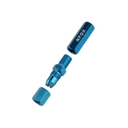 NFOX bicycle hydraulic disc brake oil needle oil pipe repair connection insertion installation tool bidirectional threaded joint