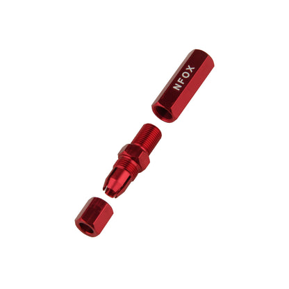 NFOX bicycle hydraulic disc brake oil needle oil pipe repair connection insertion installation tool bidirectional threaded joint