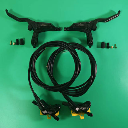 NFOX Mountain Bike Bicycle Brake System Special Accessories 4-piston Left Caliper Hydraulic Disc Brake Handle Accessories