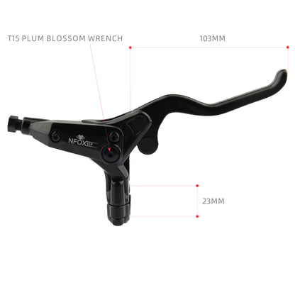 NFOX Mountain Bike Bicycle Brake System Special Accessories 4-piston Left Caliper Hydraulic Disc Brake Handle Accessories