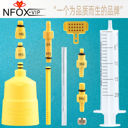 EZmtd Hydraulic Brake Oil Disc Tool Set Simple Bicycle Oil Filling and Replacement Funnel Exhaust Connector Hot Sale