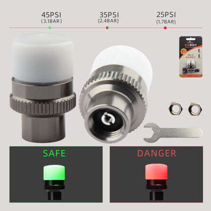 NFOX mountain bike tire pressure sensing light, high-precision pressure detection sensor, real-time monitoring of tire safety