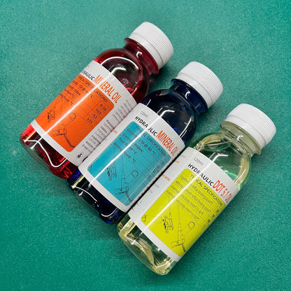 NFOX Mineral Oil DOT 5.1 Fluid 120ml/4.2oz Compatible Hydraulic Brake System Maintenance for Mountain Road Bike Electric Scooter
