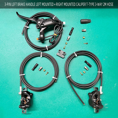 NFOX GT03 electric tricycle dual hydraulic brake riding accessories GT07N  brake handle caliper fixing device system accessories