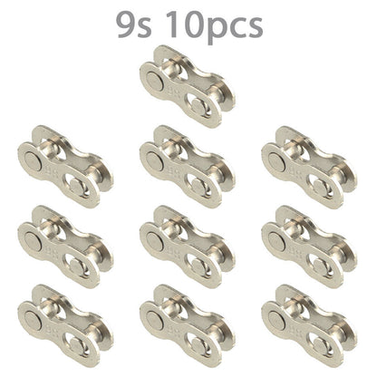 NFOX chain 6-7-8s quick release buckle 12 speed magic buckle 9s chain joint 10s mountain road bicycle accessories 10 pairs