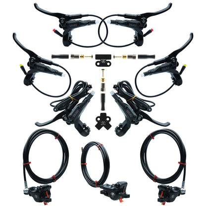 NFOX GT03 electric tricycle dual hydraulic brake riding accessories GT07N  brake handle caliper fixing device system accessories