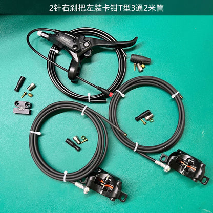 NFOX GT03 electric tricycle dual hydraulic brake riding accessories GT07N  brake handle caliper fixing device system accessories