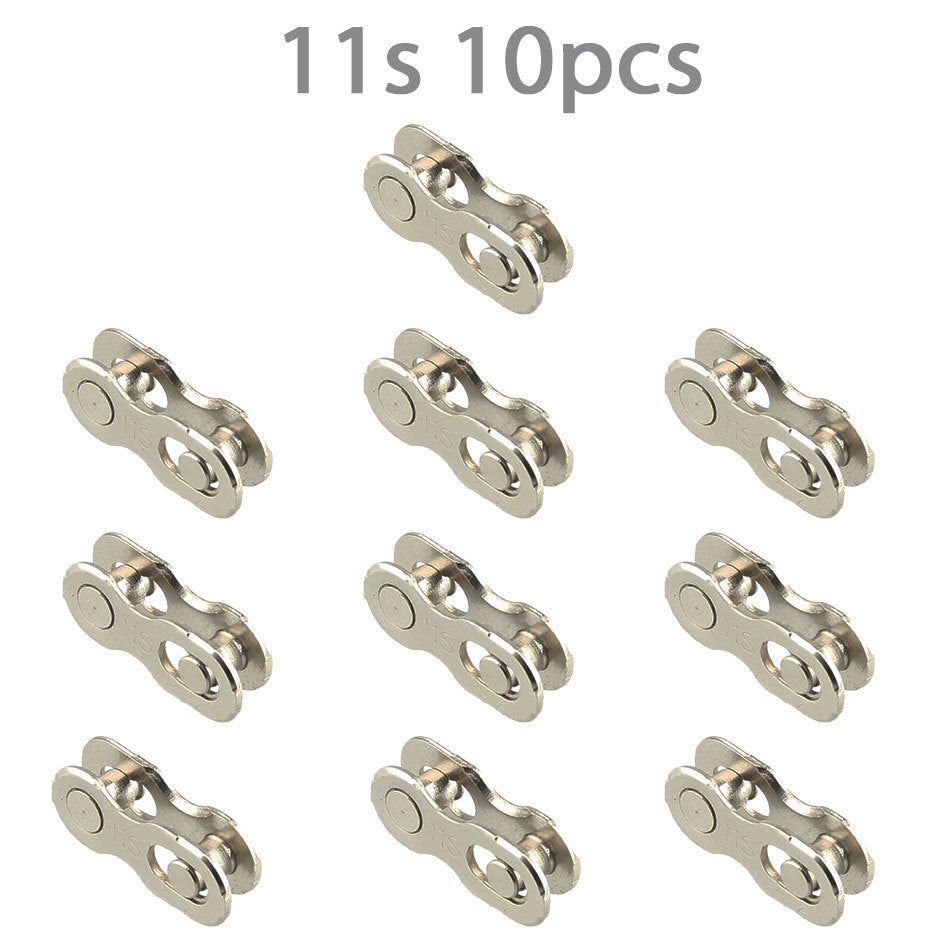 NFOX chain 6-7-8s quick release buckle 12 speed magic buckle 9s chain joint 10s mountain road bicycle accessories 10 pairs