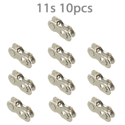 NFOX chain 6-7-8s quick release buckle 12 speed magic buckle 9s chain joint 10s mountain road bicycle accessories 10 pairs