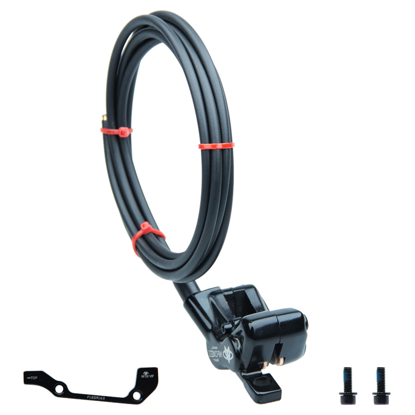 NFOX Mountain Bike Bicycle Brake System Special Accessories 4-piston Left Caliper Hydraulic Disc Brake Handle Accessories