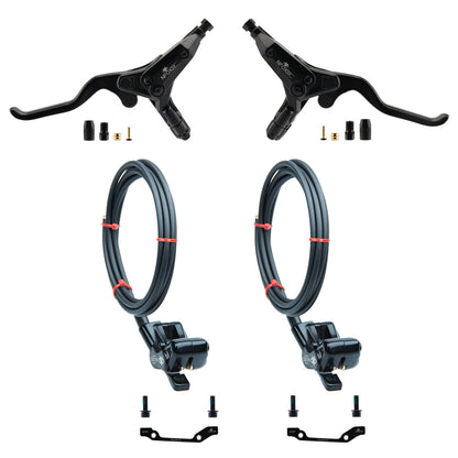 NFOX Mountain Bike Bicycle Brake System Special Accessories 4-piston Left Caliper Hydraulic Disc Brake Handle Accessories