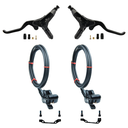 NFOX Mountain Bike Bicycle Brake System Special Accessories 4-piston Left Caliper Hydraulic Disc Brake Handle Accessories