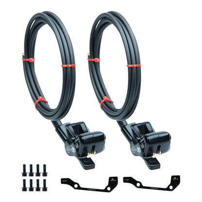 NFOX Mountain Bike Bicycle Brake System Special Accessories 4-piston Left Caliper Hydraulic Disc Brake Handle Accessories