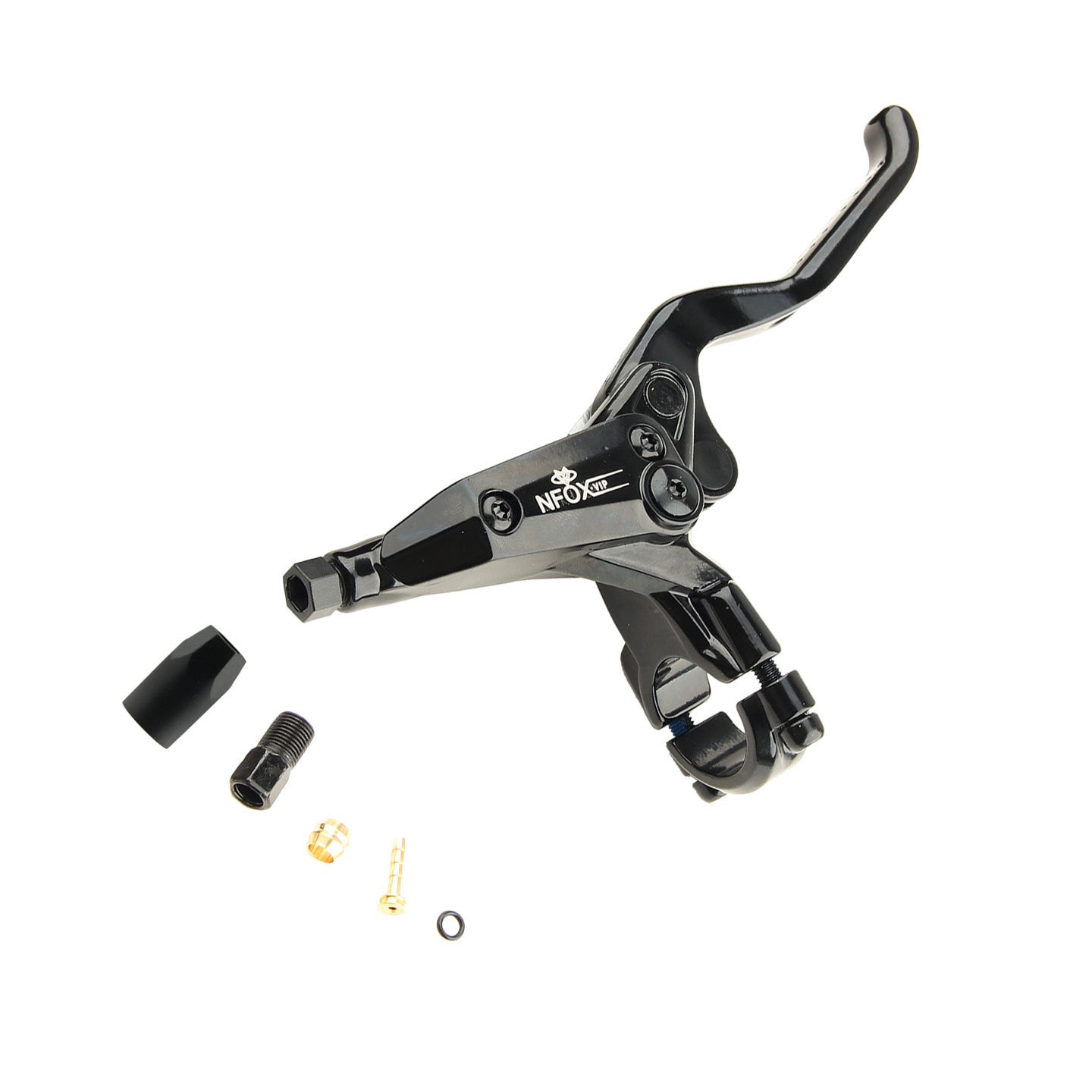 NFOX Mountain Bike Bicycle Brake System Special Accessories 4-piston Left Caliper Hydraulic Disc Brake Handle Accessories