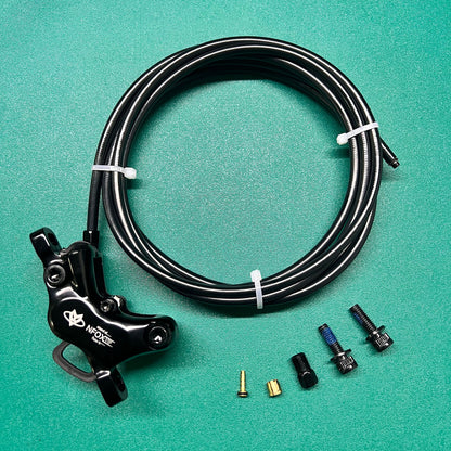 NFOX SM2A electric bicycle hydraulic disc brake handle with four piston two piston calipers 2-pin 3-pin power-off Accessories