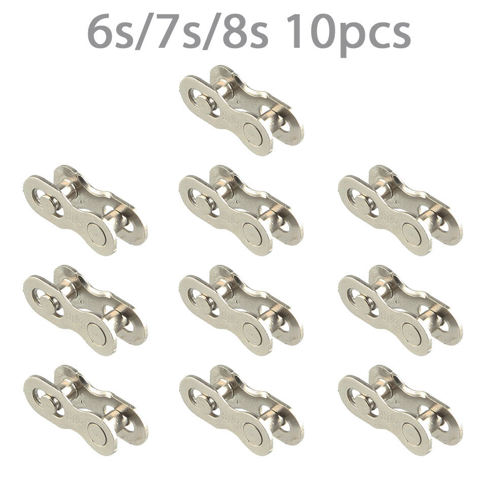 NFOX chain 6-7-8s quick release buckle 12 speed magic buckle 9s chain joint 10s mountain road bicycle accessories 10 pairs