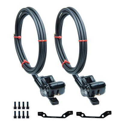 NFOX Mountain Bike Bicycle Brake System Special Accessories 4-piston Left Caliper Hydraulic Disc Brake Handle Accessories