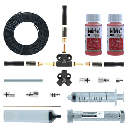 NFOX TE Oil Needle Copper Sleeve Three-Wheeled Vehicle Hydraulic Brake Oil Brake Three-Way Aluminum Alloy One-to-Two Accessories Modification Oil Pipe Connector Oil Distributor Valve